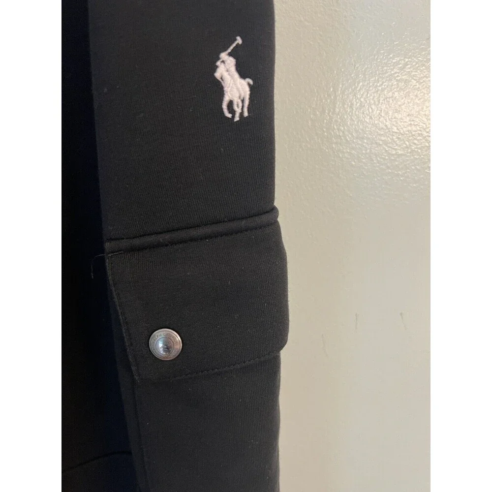 Polo Ralph Lauren DoubleKnit Big & Tall Jogger‎ Pants Black Cargo 1XB